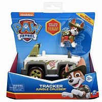 Paw Patrol Игровой набор Машинка с фигуркой Трекер, 15 см					