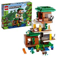 LEGO Minecraft Конструктор "Современный домик на дереве", 909 деталей