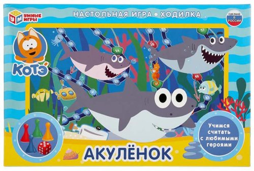 Умные игры Настольная игра «Котэ. Акулёнок»