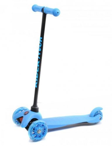 Slider Самокат трехколесный Rider Neon / цвет голубой