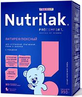 Nutrilak Молочная смесь Premium Антирефлюксный, с рождения, 350 г					