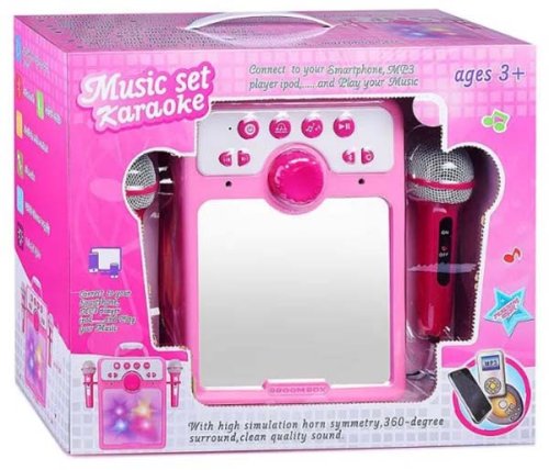 Everflo Музыкальный центр-караоке Karaoke Star / цвет pink (розовый)
