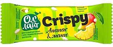 Ол'Лайт Батончик Crispy тропическими фруктами, 30 г					