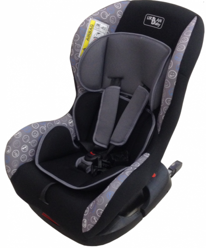 Детское автомобильное кресло / LB-303 ISOFIX Print / Черный-Смайл