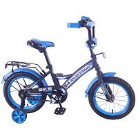Mustang 283750 Велосипед детский 14" / цвет черно-синий матовый