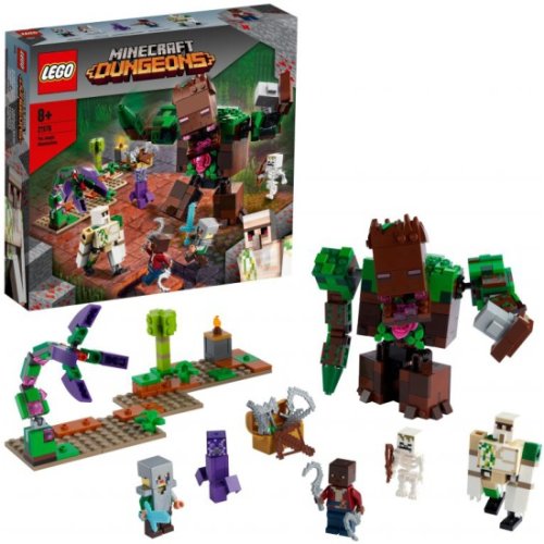 LEGO Minecraft Конструктор "Мерзость из джунглей", 489 деталей