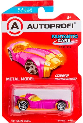 Autoprofi Машинка коллекционная 1:64 Fantastic Cars / цвет розовый