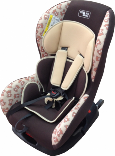 Детское автомобильное кресло / LB-303 ISOFIX Print / Коричневые-Мишки