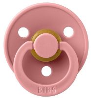 Bibs Пустышка латексная Colour, 0+ месяцев / цвет Dusty Pink (розовый)					
