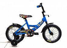 City-Ride Детский велосипед Roadie, диск 14, стальная рама, цвет / синий					