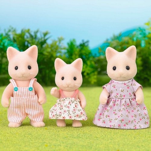 Sylvanian Families Детский игровой набор "Семья Кошек", 3 фигурки 5126