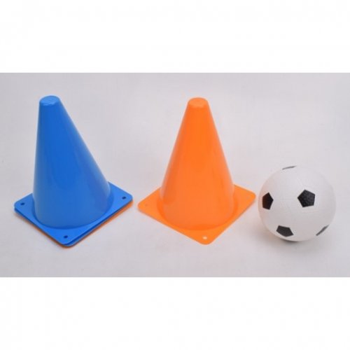 Детский набор Игра с мячиком Футбол в сетке / цвет синий, оранжевый