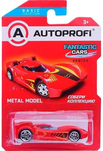 Autoprofi Машинка металлическая 1:64 Fantastic Cars / цвет красный