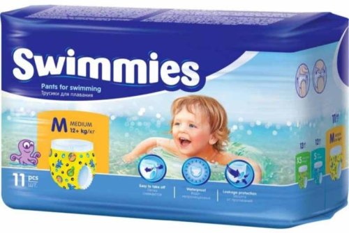 Helen Harper Трусики для плавания Swimmies Small, размер M (12 кг), 11 штук